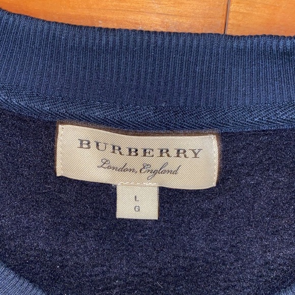 Burberry Graphic Print Crew Neck Sweatshirt Size L - Picture 3 of 3